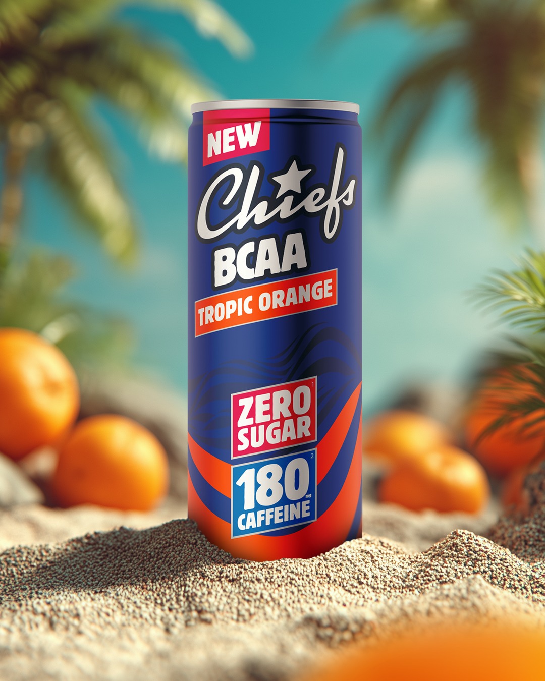chiefs bcaa tropic orange